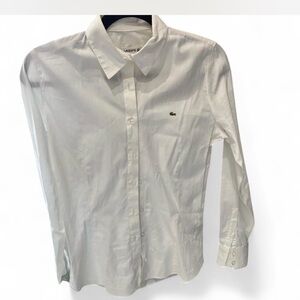 Lacoste women’s White Long Sleeve Shirt